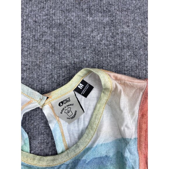 Picture Organic Romper Womens Medium Rainbow Ombre Sleeveless Drawstring Keyhole - Picture 2 of 8